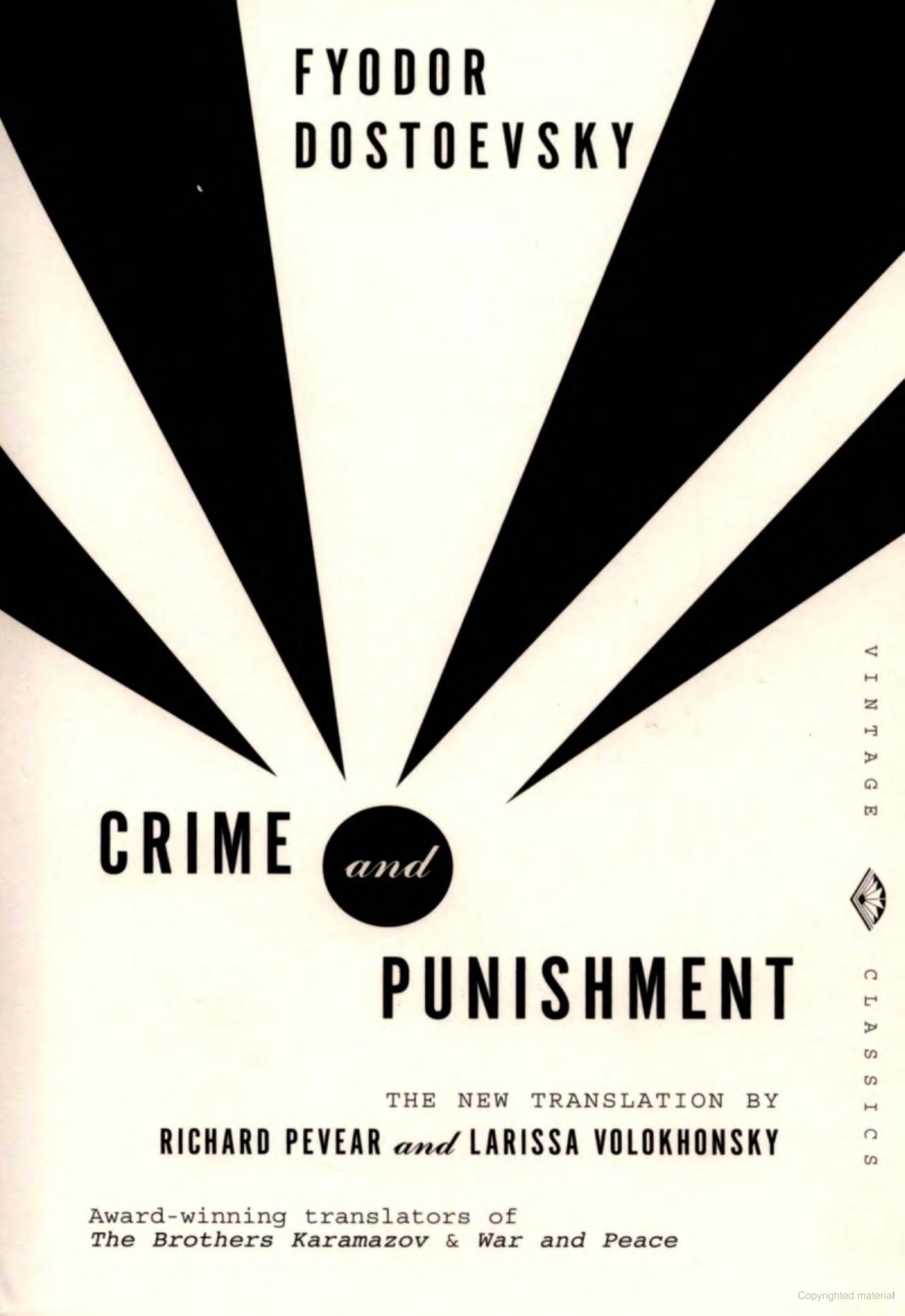 Crime and Punishment book cover